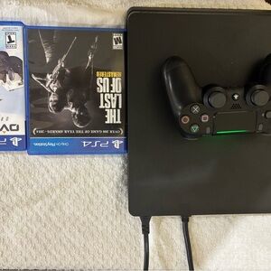Sony Black PlayStation 4 Slim Console with DualShock 4
